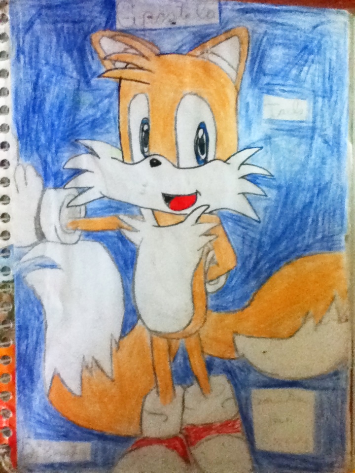 Meus desenhos - Novo desenho! Dessa vez relacionado ao Tails